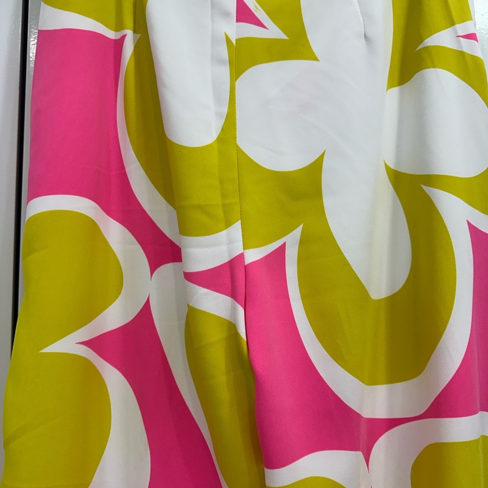 Trina Turk Pink and Cream Pants - Picture 12 of 13
